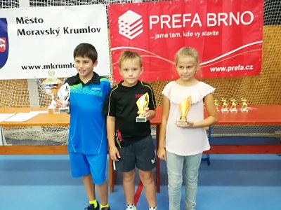 Naši nejmladší se zúčastnili krajského bodovacího turnaje v Krumlově